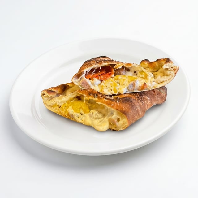 Three Cheese Calzone.