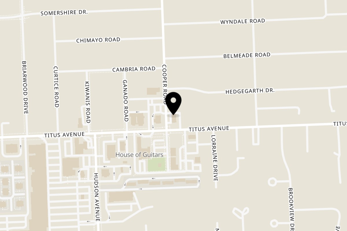 Map showing the location of Capones Italian eatery Rochester on 12 Cooper Rd in Rochester